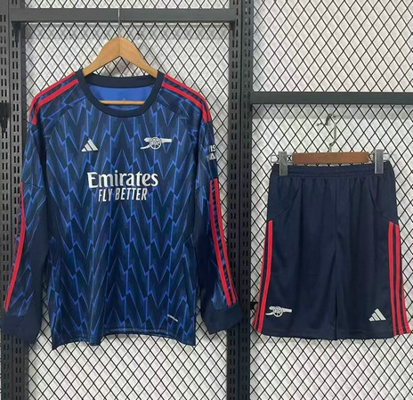 Maillot Arsenal Enfant 2025 2026 Exterieur Manches Longues