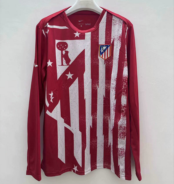 Maillot Atletico Madrid 2025 2026 Concept Manches Longues - Rouge