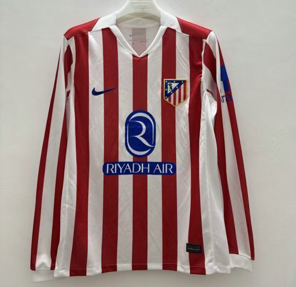 Maillot Atletico Madrid 2025 2026 Domicile Manches Longues