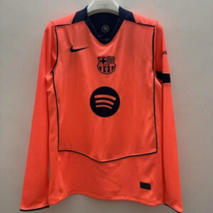 Maillot Barcelone 2025 2026 Third Manches longues - Orange