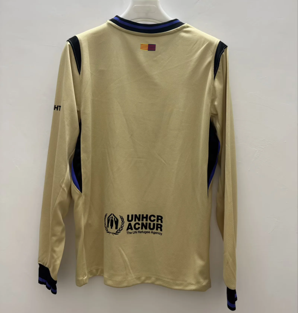 Maillot Barcelone 2025 2026 Exterieur Manches Longues