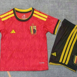 Maillot Belgique Enfant Coupe du Monde 2026 Domicile - Rouge