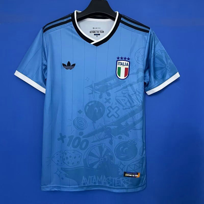 Maillot Italie 2025 2026 Rétro - Bleu
