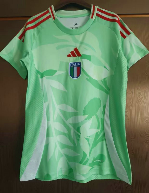Maillot Italie Femme 2025 2026 - Vert