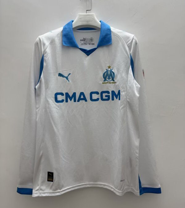 Maillot Marseille 2025 2026 Domicile Manches Longues Maillot Marseille 2025 2026 Domicile Manches Longues