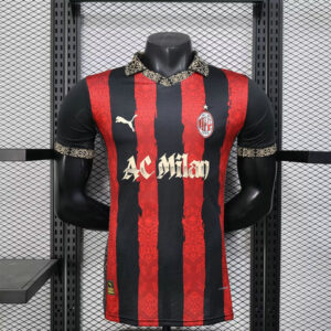Maillot Match AC Milan 2025 2026 - Rouge Noir