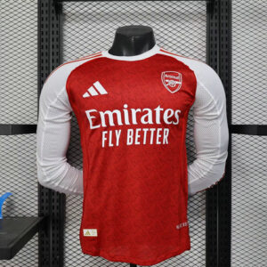 Maillot Match Arsenal 2025 2026 Domicile Manches Longues