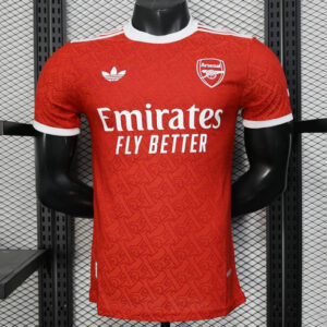 Maillot Match Arsenal 2025 2026 Rétro - Rouge