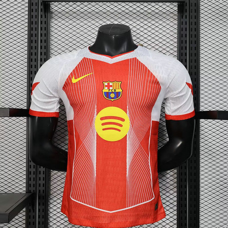 Maillot Match Barcelone 2025 2026 Concept - Rouge Maillot Match Barcelone 2025 2026 Concept - Rouge