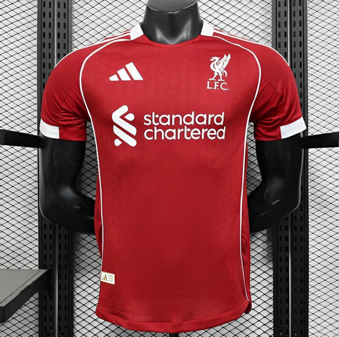 Maillot Match Liverpool 2025 2026 Domicile - Rouge
