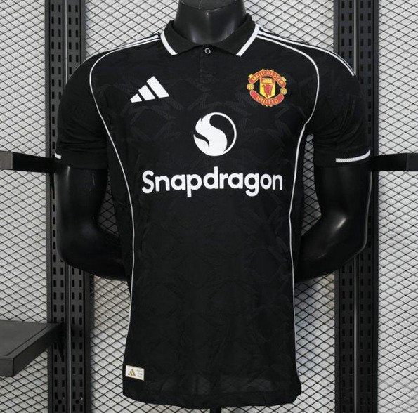 Maillot Match Manchester United 2025 2026 Concept - Noir