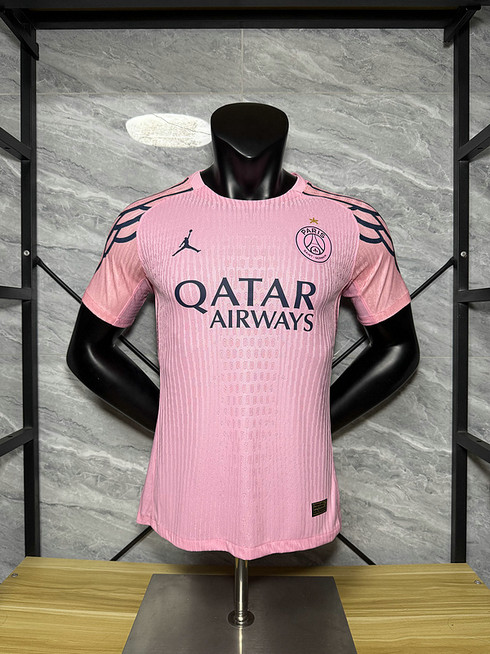 Maillot Match PSG Jordan 2025 Avec une étoile - Rose