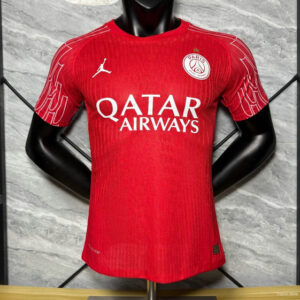 Maillot Match PSG Jordan 2025 Avec une étoile - Rouge
