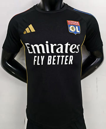 Maillot Match Training Olympique Lyon 2025 2026 - Noir