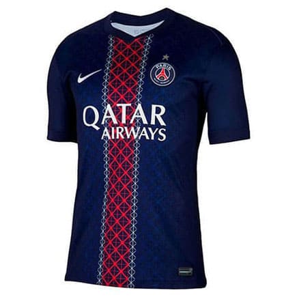 Maillot PSG Domicile 2025 2026 - Bleu Rouge 1 Étoile