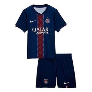 Maillot PSG Domicile 2025 2026 Enfant - Bleu Rouge 1 Étoile
