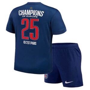 Maillot PSG Enfant Domicile Champions of Europe 2025