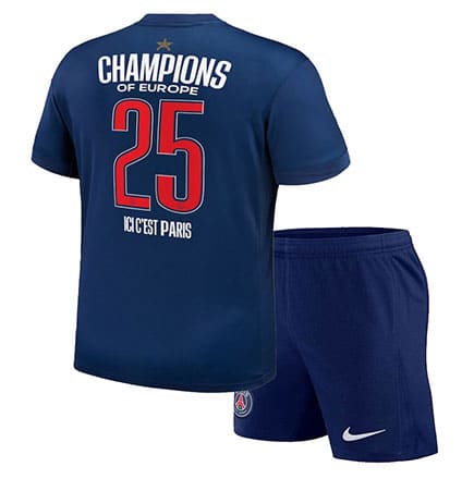 Maillot PSG Enfant Domicile Champions of Europe 2025
