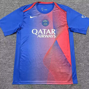 Maillot PSG Pré-Match 2025 2026 - Bleu Rouge