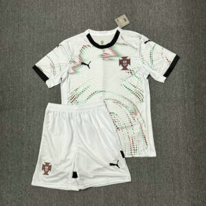 Maillot Portugal Enfant 2025 2026 - Blanc