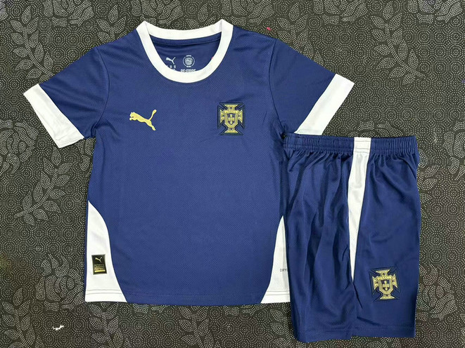 Maillot Portugal Enfant 2025 2026 - Bleu