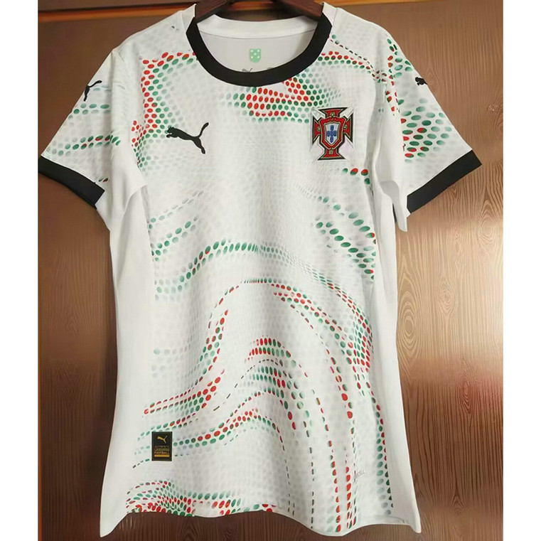 Maillot Portugal Femme 2025 2026 - Blanc