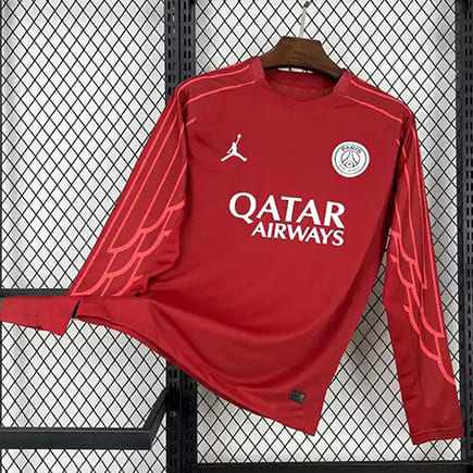 Maillot manches longues PSG 2025 2026 - Rouge