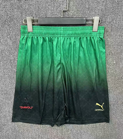 Short AC Milan OFFWHITE 2025 2026 noir vert