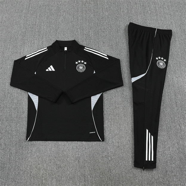 Survetement Allemagne 2025 2026 Demi-zip - Noir Survetement Allemagne 2025 2026 Demi-zip - Noir