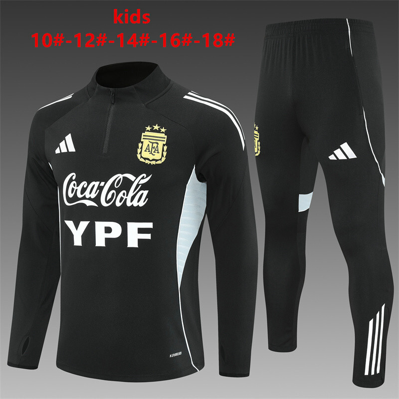 Survetement Argentine Enfant 2025 2026 - Noir