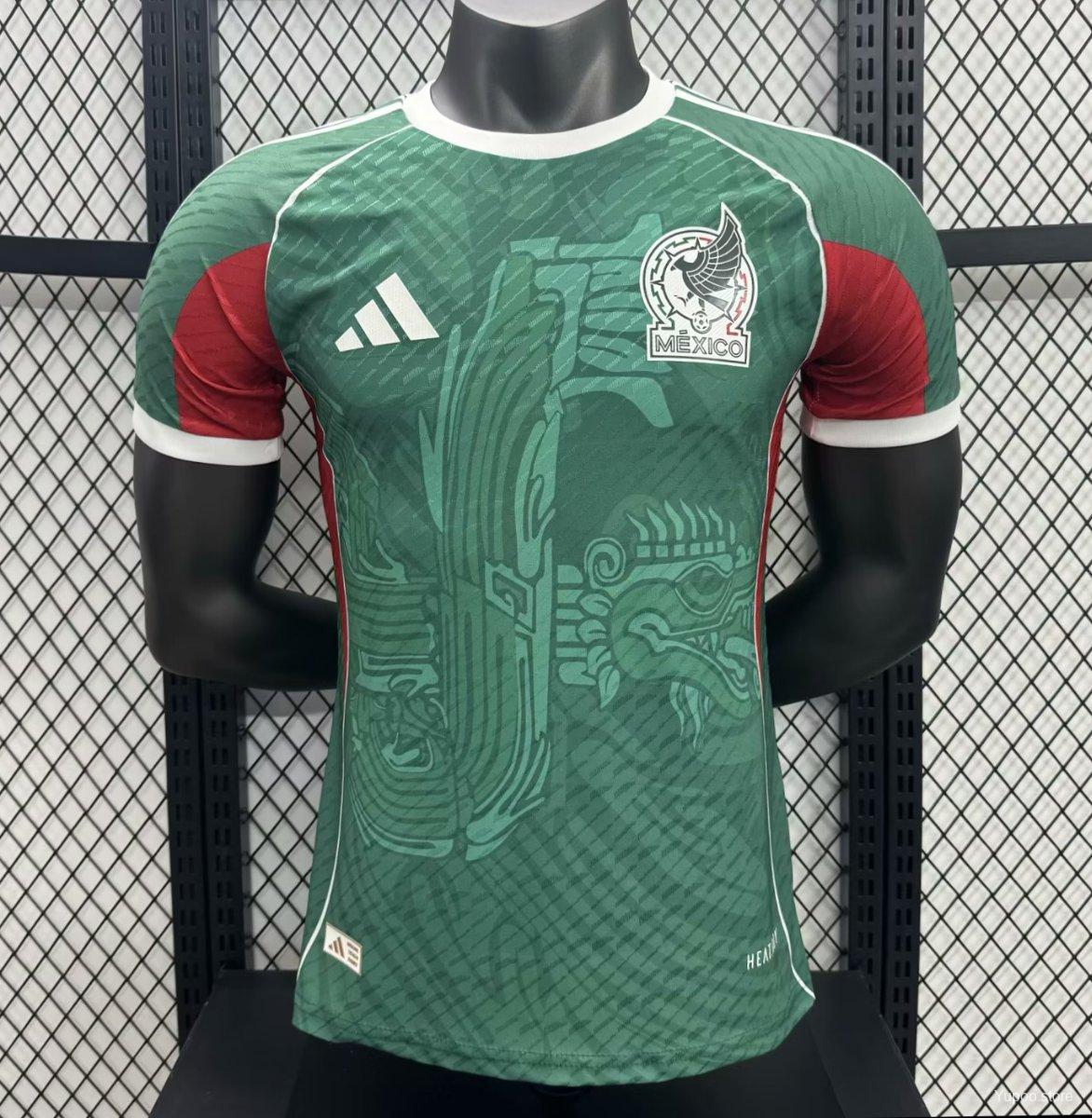 Maillot d'avant-match Mexique 2025 « Green Dragon » (version joueur)