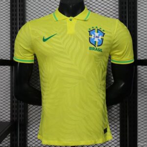 Maillot domicile jaune classique du Brésil (version joueur) 2025