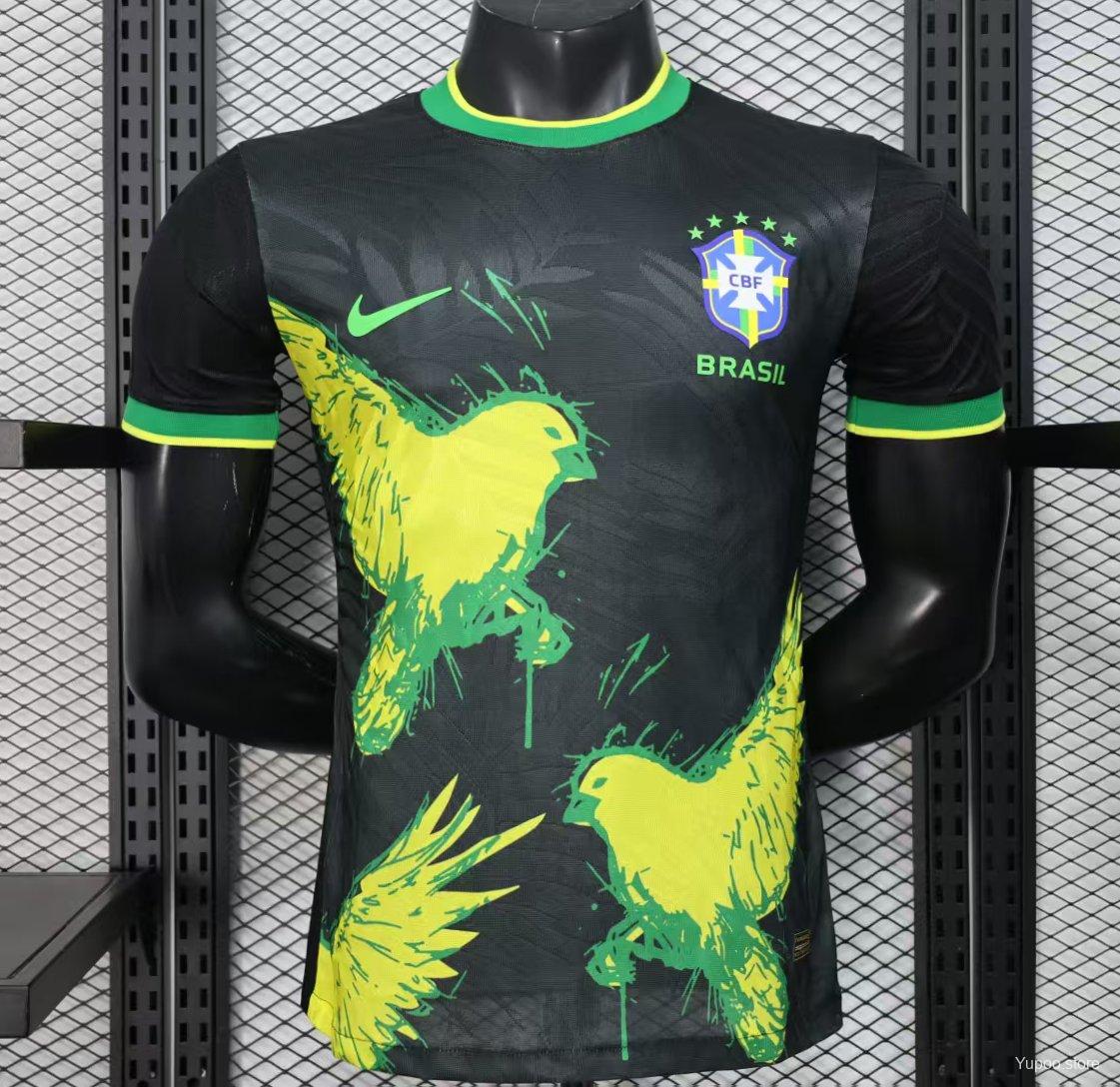 Maillot noir édition spéciale Brésil, version joueur 2025