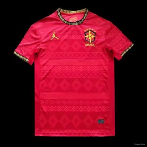 Maillot Brésil Rouge Édition Spéciale Version Supporters 2025
