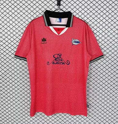 Maillot Alaves Vintage 2000 2001 UEFA Cup - Rouge