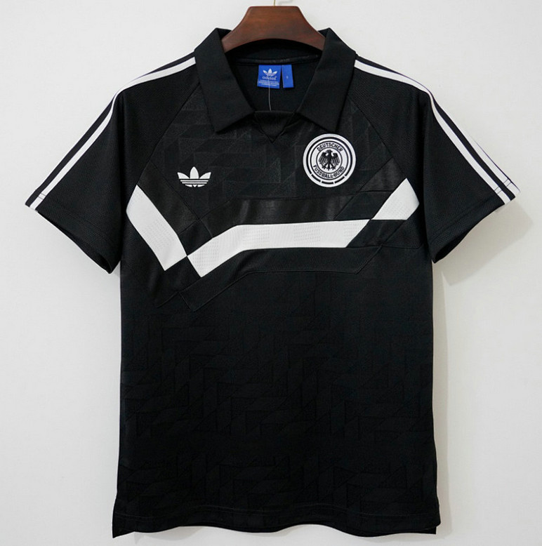 Maillot Allemagne Vintage 1988 1991 - Noir