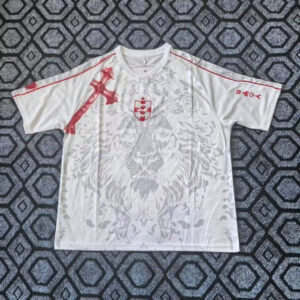 Maillot Angleterre 7 Becks Rétro - Blanc