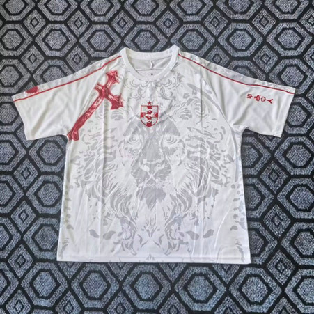 Maillot Angleterre 7 becks rétro Blanc Maillot Angleterre 7 Becks Rétro - Blanc