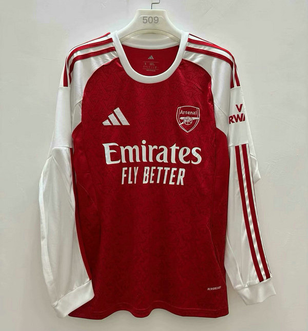Maillot Arsenal 2025 2026 domicile Manches longues