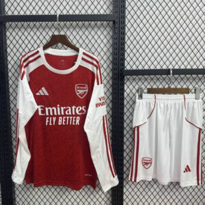 Maillot Arsenal Enfant 2025 2026 Domicile Manches Longues