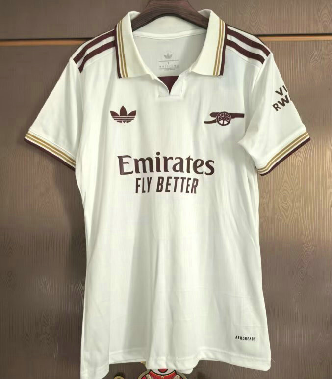 Maillot Arsenal Femme 2025 2026 Third - Blanc Maillot Arsenal Femme 2025 2026 Third - Blanc