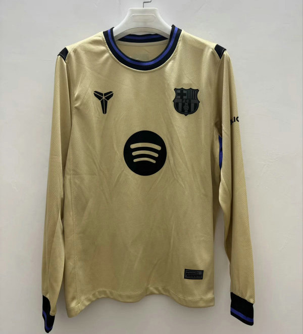 Maillot Barcelone 2025 2026 Exterieur Manches Longues