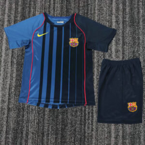 Maillot Barcelone Enfant Vintage 2004 2005 Exterieur