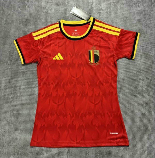Maillot Belgique Femme Coupe du Monde 2026 Domicile - Rouge