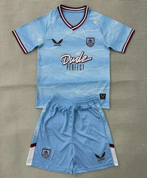 Maillot Burnley Enfant 2025 2026 Exterieur - Bleu