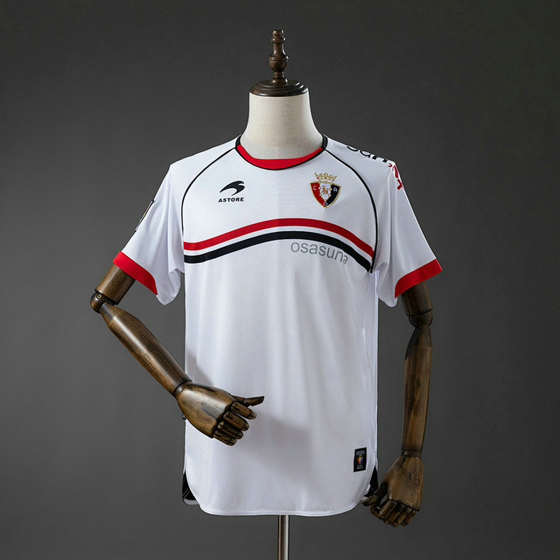 Maillot CA Osasuna Vintage 2010 2011 Exterieur - Blanc