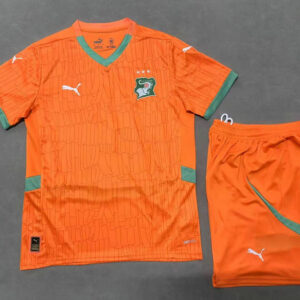Maillot Côte d’Ivoire Enfant 2025 - Orange