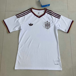 Maillot Espagne Coupe du Monde 2026 Exterieur - Blanc