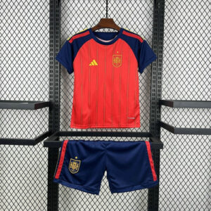 Maillot Espagne Enfant Coupe du Monde 2026 Domicile - Rouge