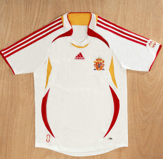 Maillot Espagne Vintage 2006 Exterieur - Blanc